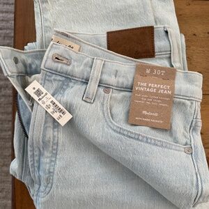 Madewell Jeans straight leg tall the perfect vintage